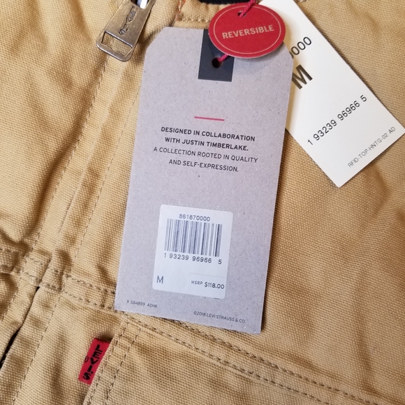 Levi's X Justin Timberlake Reversible Down Vest - Picture 6 of 8